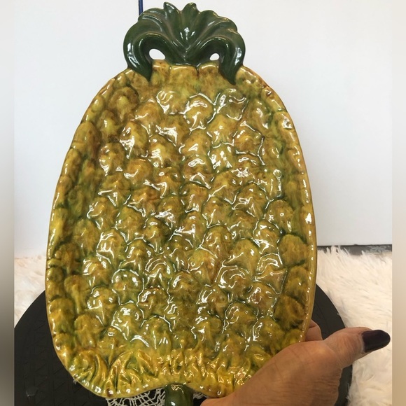 Vintage Pineapple Serving Dish Tray Trinkets - Picture 2 of 16